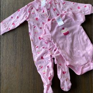 Baby Girl Cupcake set